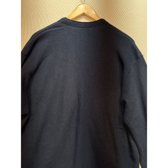 Arrow Tournament Mens Cardigan Sweater Size XLT Blue Grandpacore Stretch - Picture 9 of 10